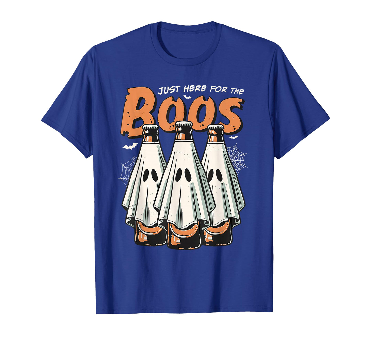 Here for the Boos Halloween Booze Ghost Beer Bottles T-Shirt