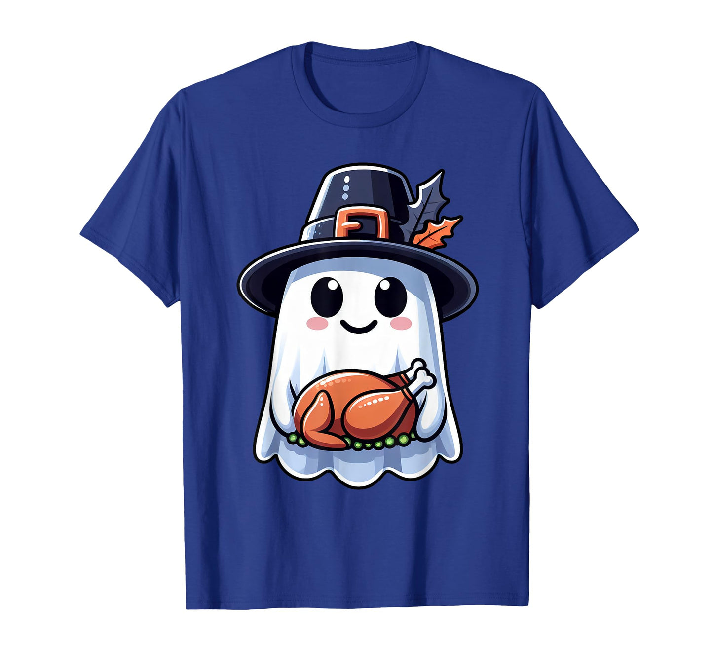 Thanksgiving Ghost Turkey Pocket Cute My Boo Halloween T-Shirt