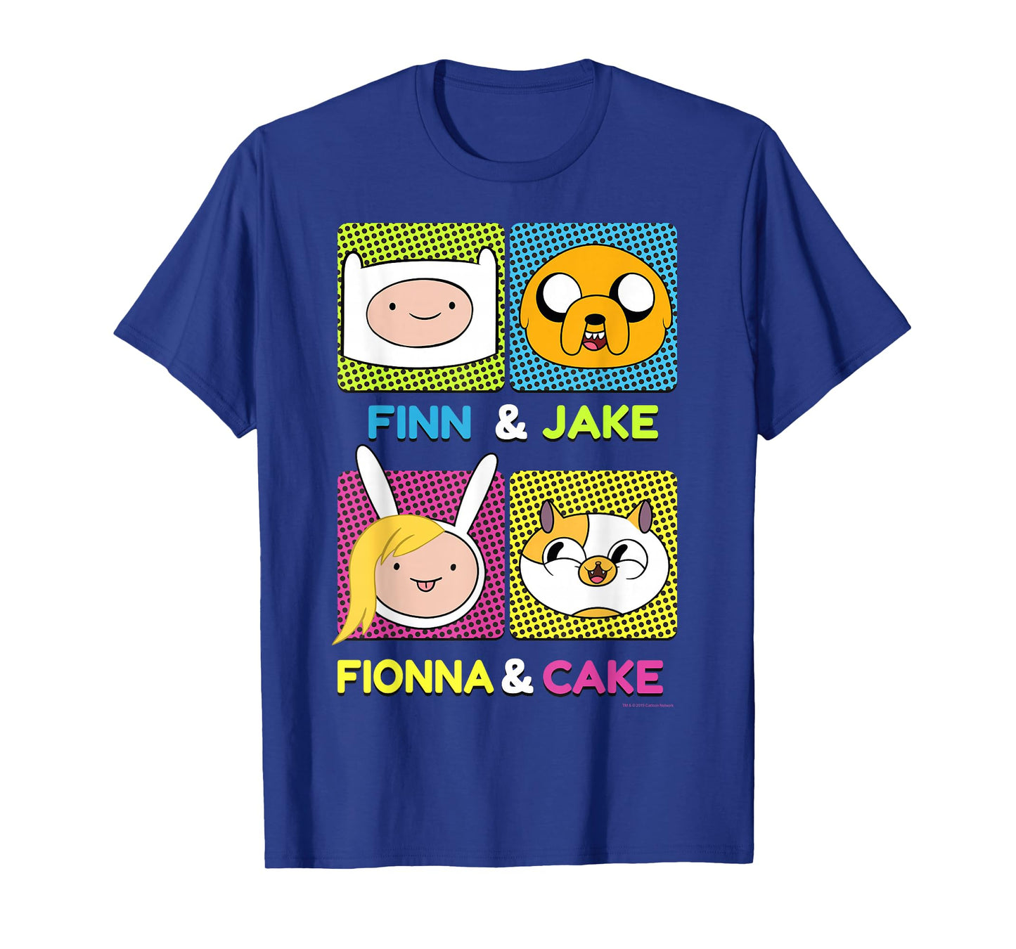 CN Adventure Time Finn & Jake Fionna & Cake Box Up T-Shirt
