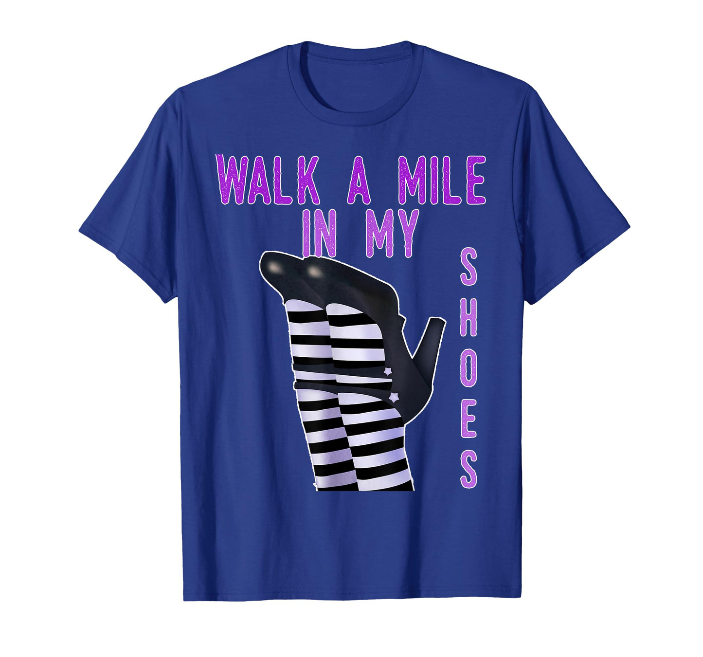 Happy Halloween Walk a Mile in my Shoes Witch T-Shirt