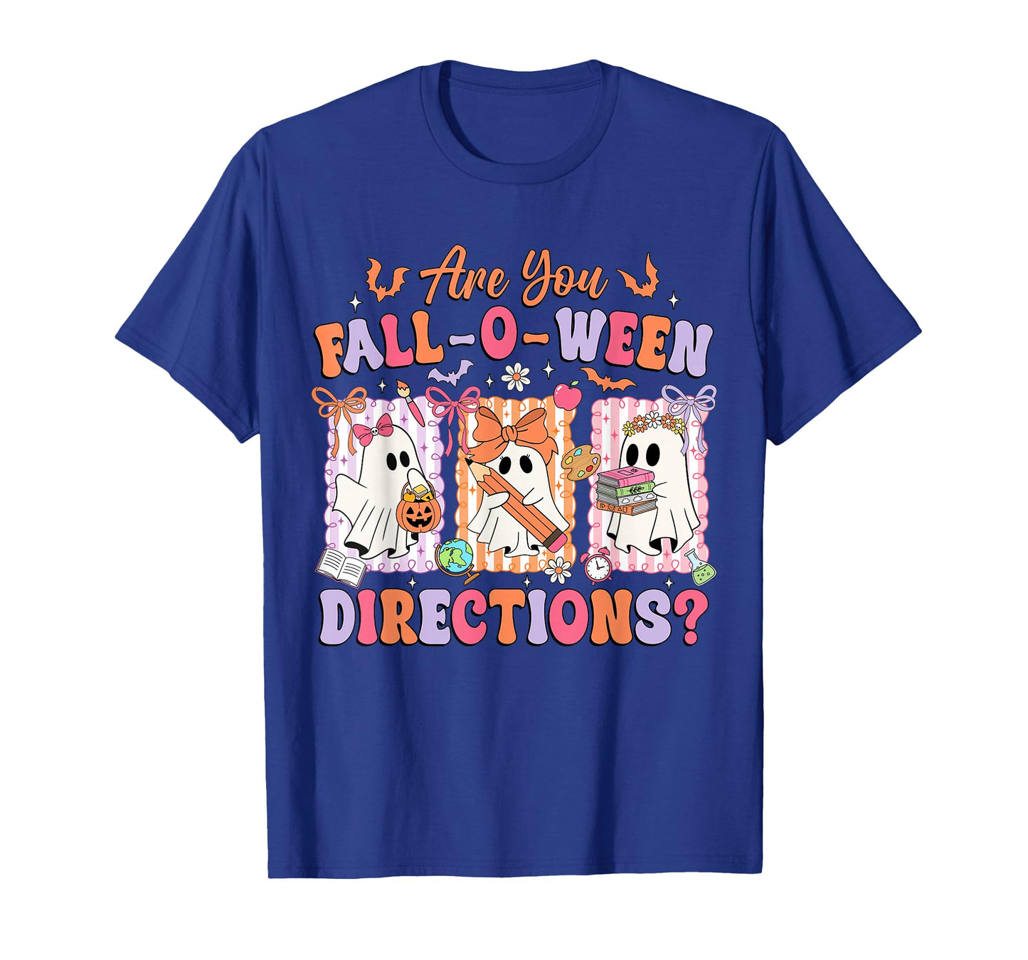 are You Fall-O-Ween Directions Funny Ghost Pumpkin Halloween T-Shirt