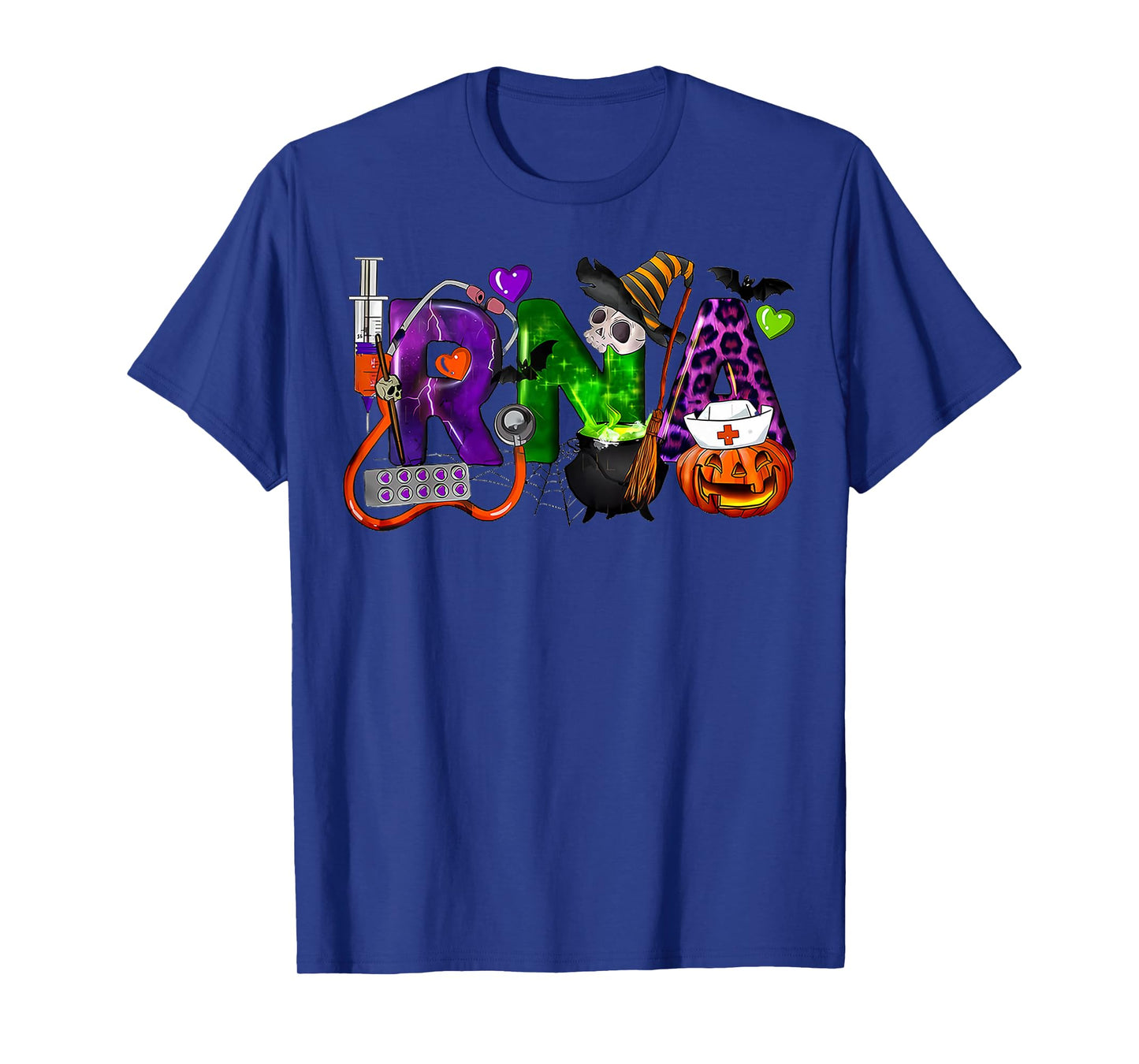 RNA Registered Nurse Assistant Witch Women Halloween Nurse T-Shirt