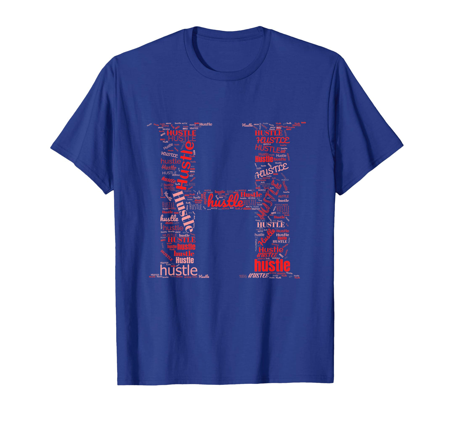 Red H is for Hustle Red Graphic T-Shirt