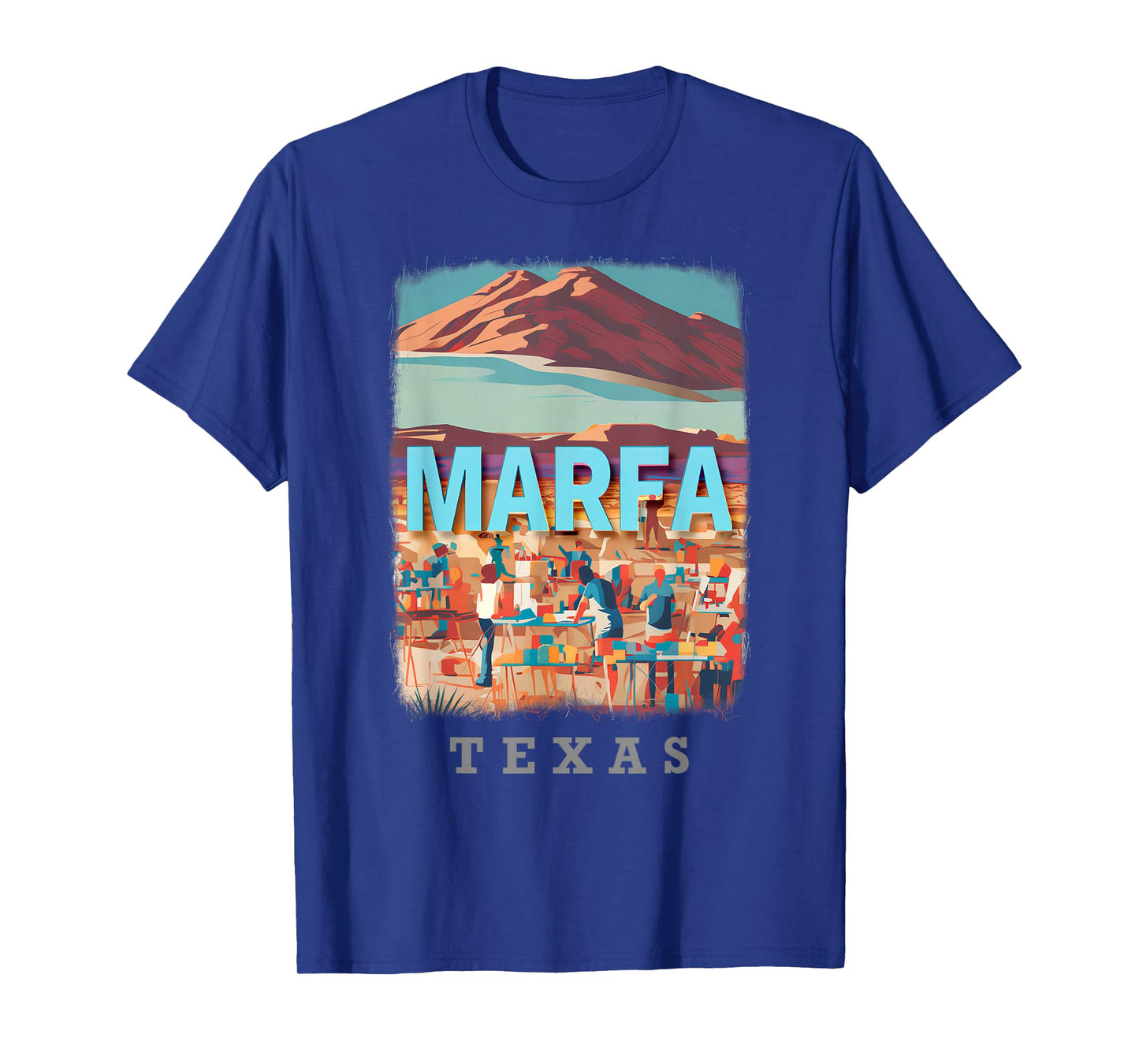 Marfa Texas TX Artistic Oasis SD179 T-Shirt