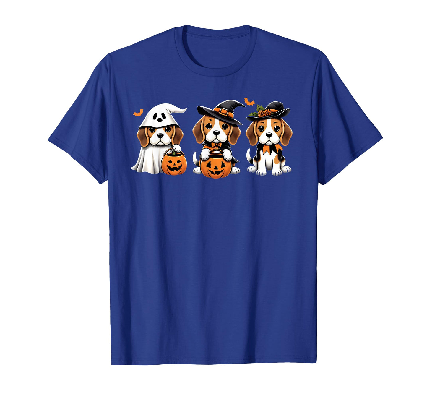 Cute Beagle Spooky Halloween Costume Beagle Ghost Dogs T-Shirt