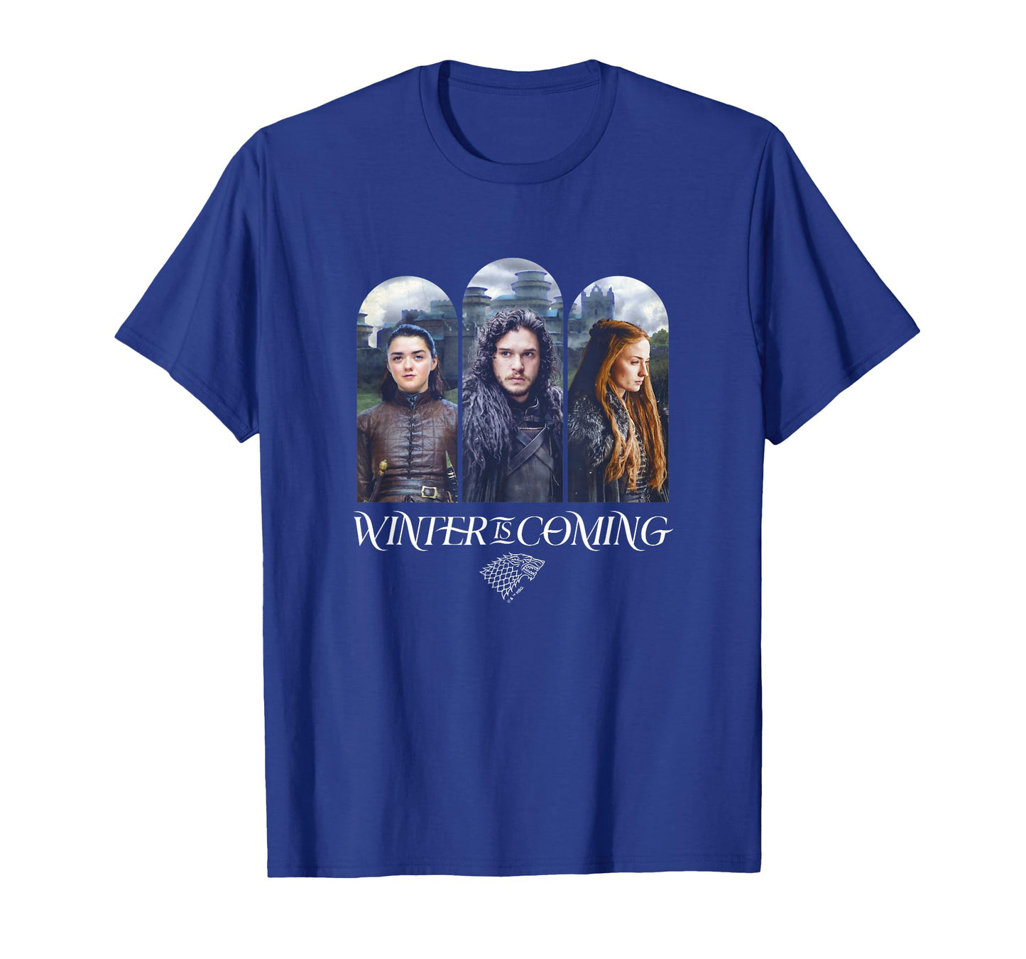 Game Of Thrones Winter Is Coming House Stark Portraits T-Shirt