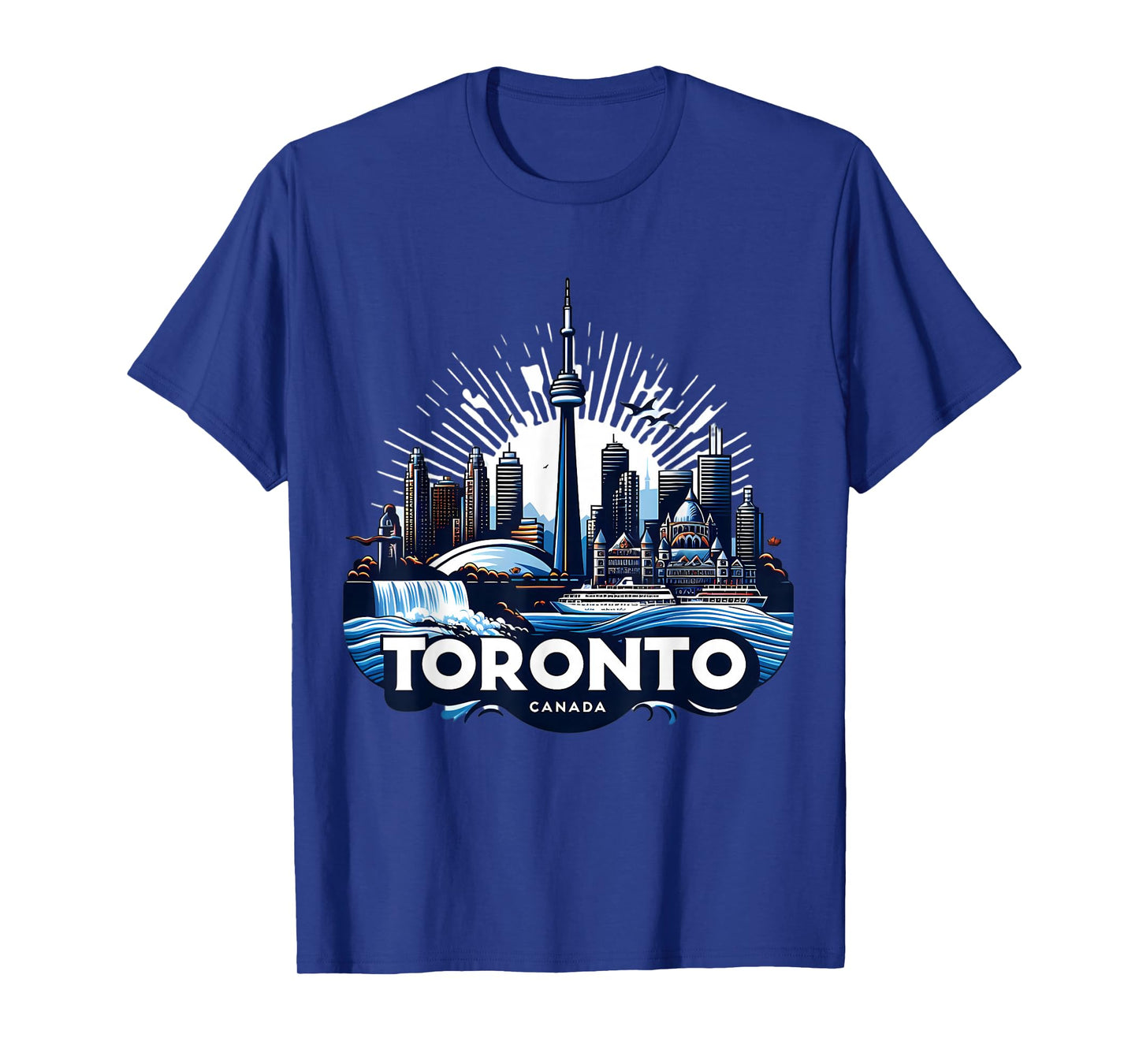 Toronto Canada City Landmarks Souvenir Canadian Proud T-Shirt
