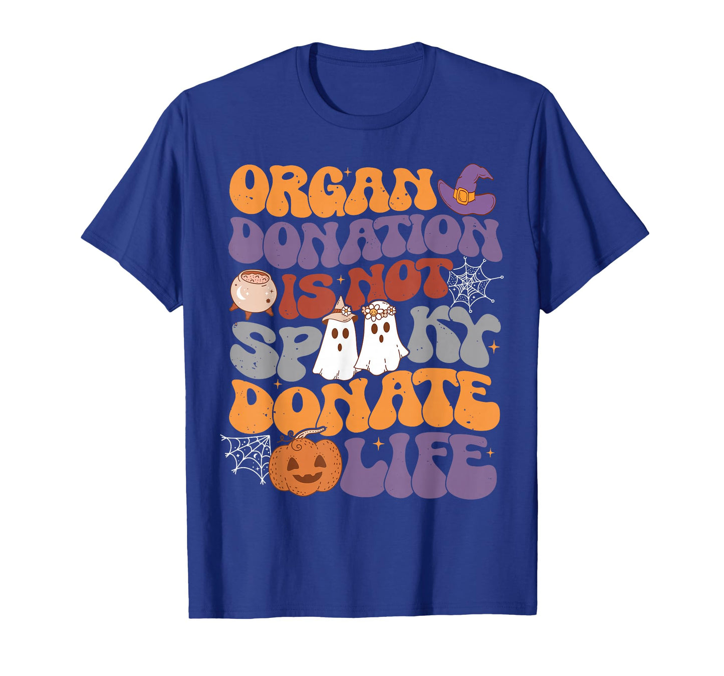 Organ Awareness Halloween Transplant Awareness Ghost Spooky T-Shirt