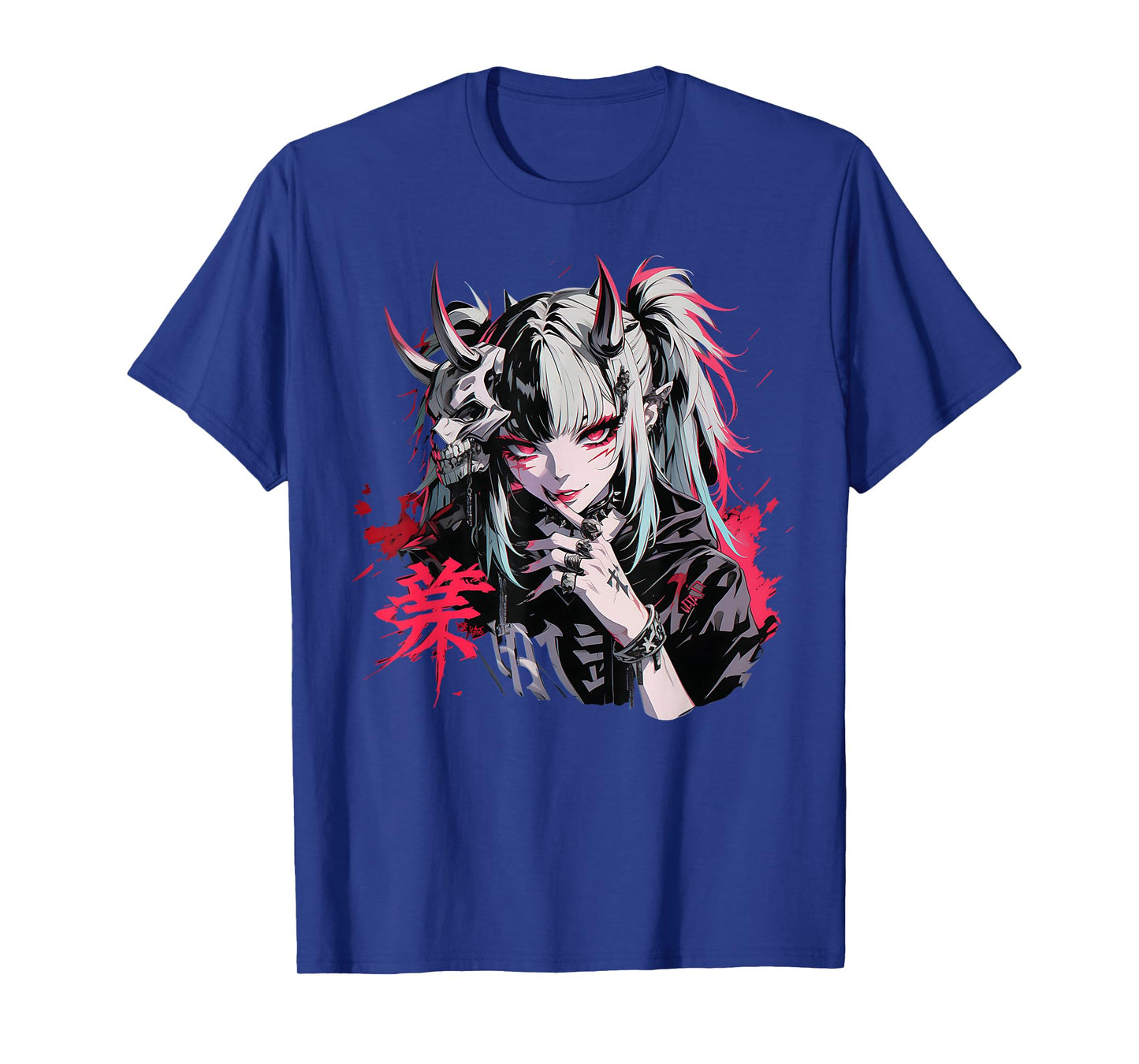 Gothic Anime Demon Waifu Cute Japan Manga Vaporware Retro T-Shirt