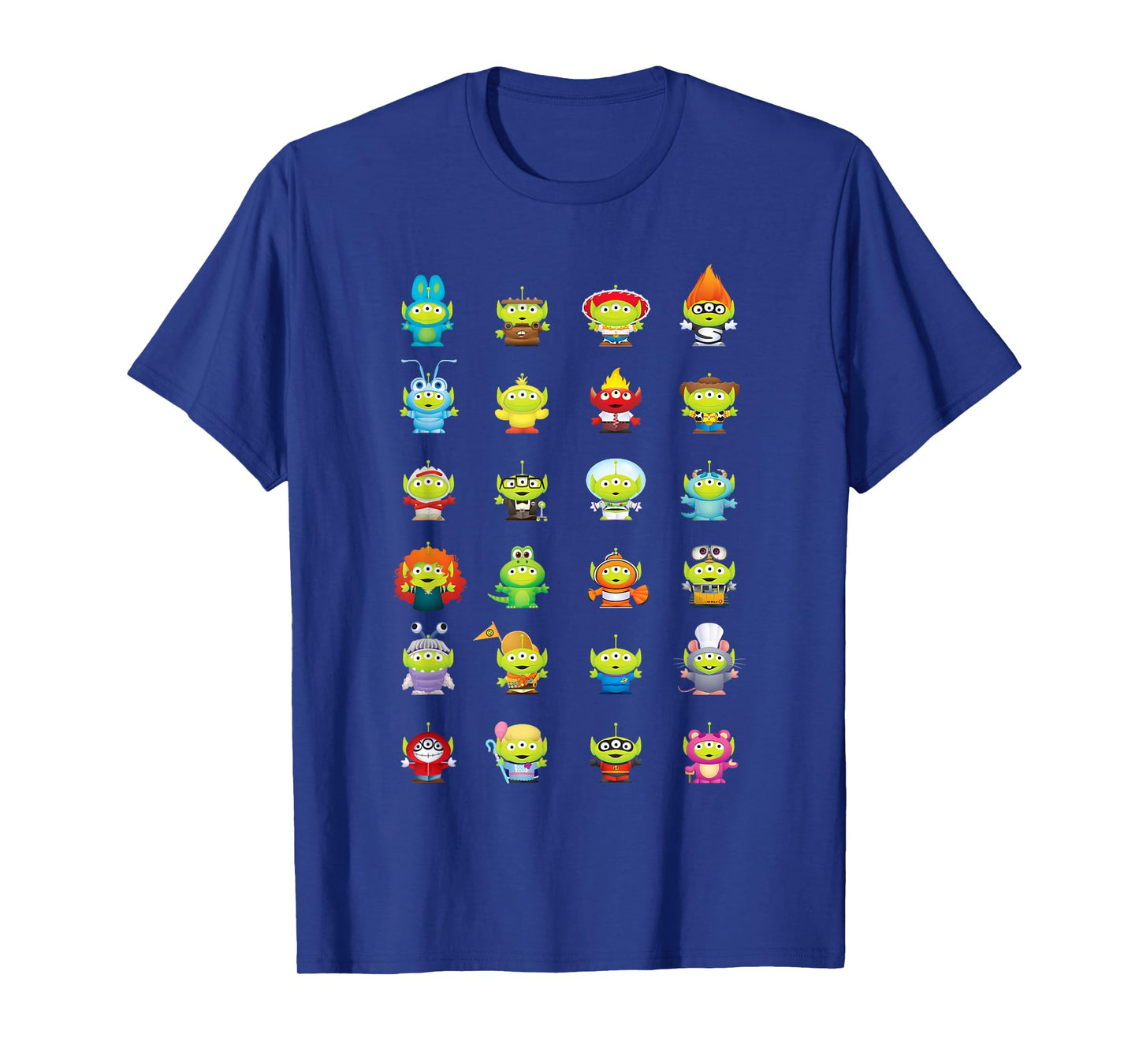 Pixar Toy Story Aliens as Pixar Characters T-Shirt