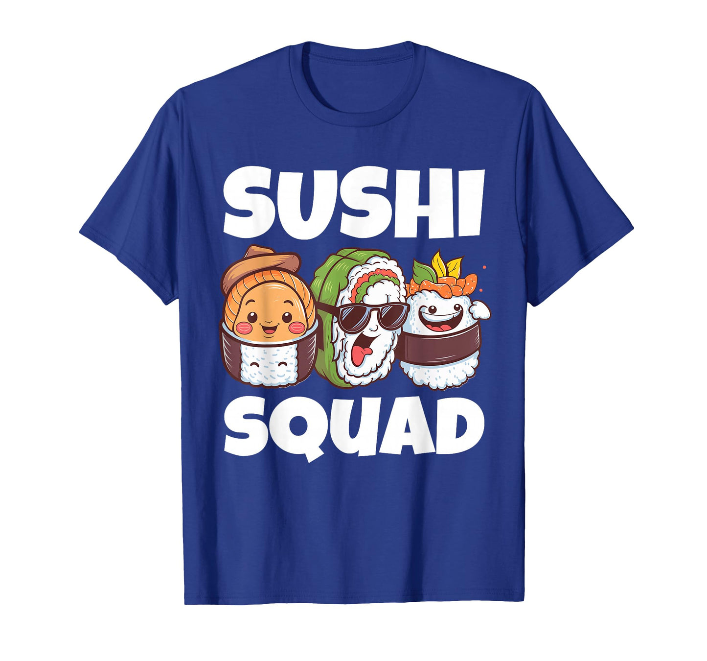 Sushi Squad Cute Food Chef Funny Kawaii Roll Japanese Sushi T-Shirt