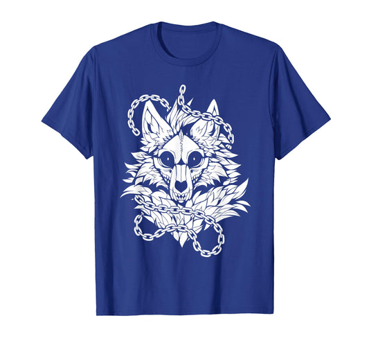 Skull Wolf Skeleton Dog T-Shirt
