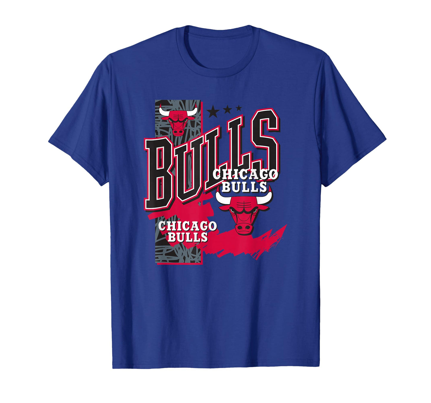 NBA Official Chicago Bulls Barred Player T-Shirt