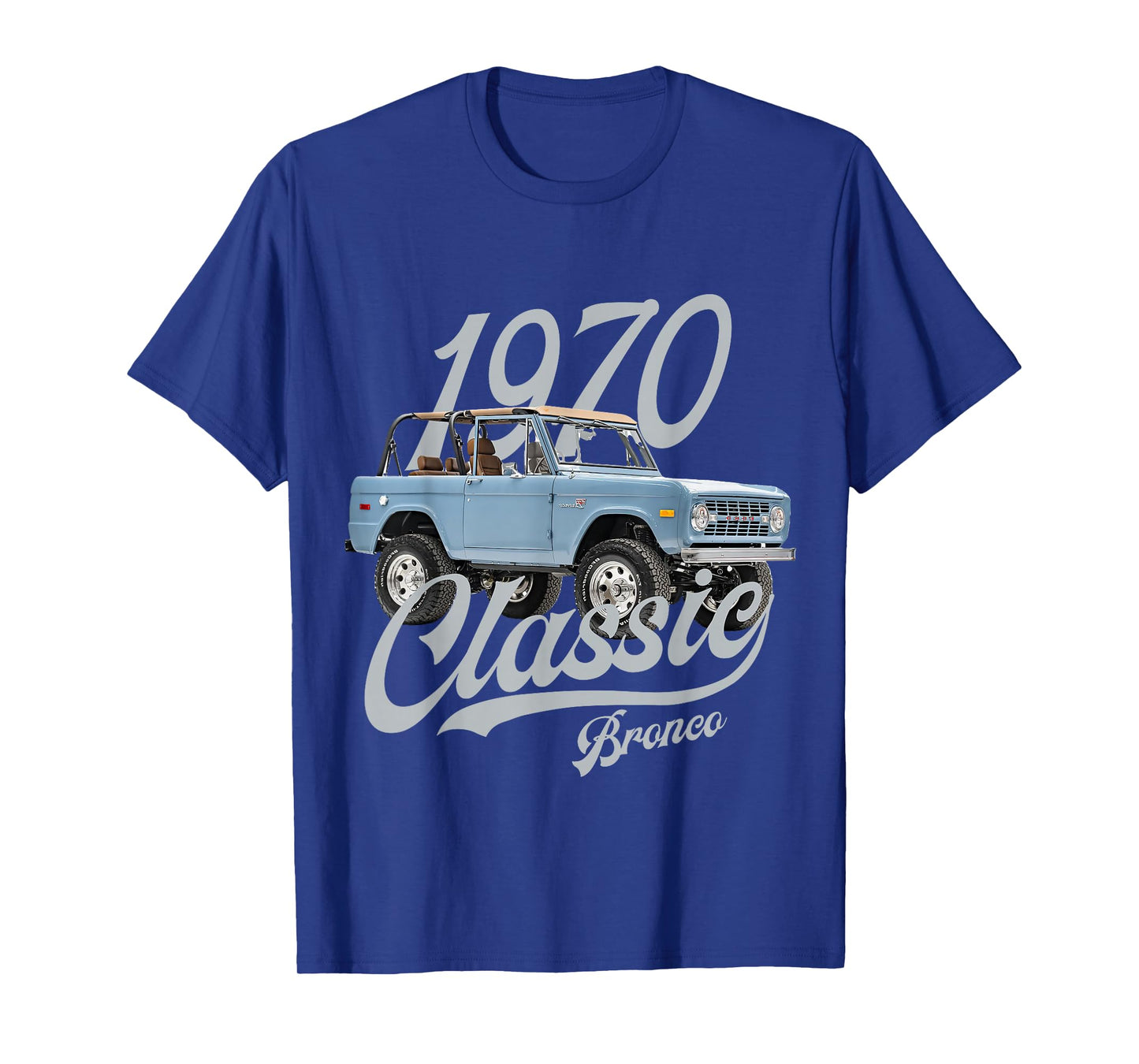 Classic bronco 1970 blue white T-Shirt