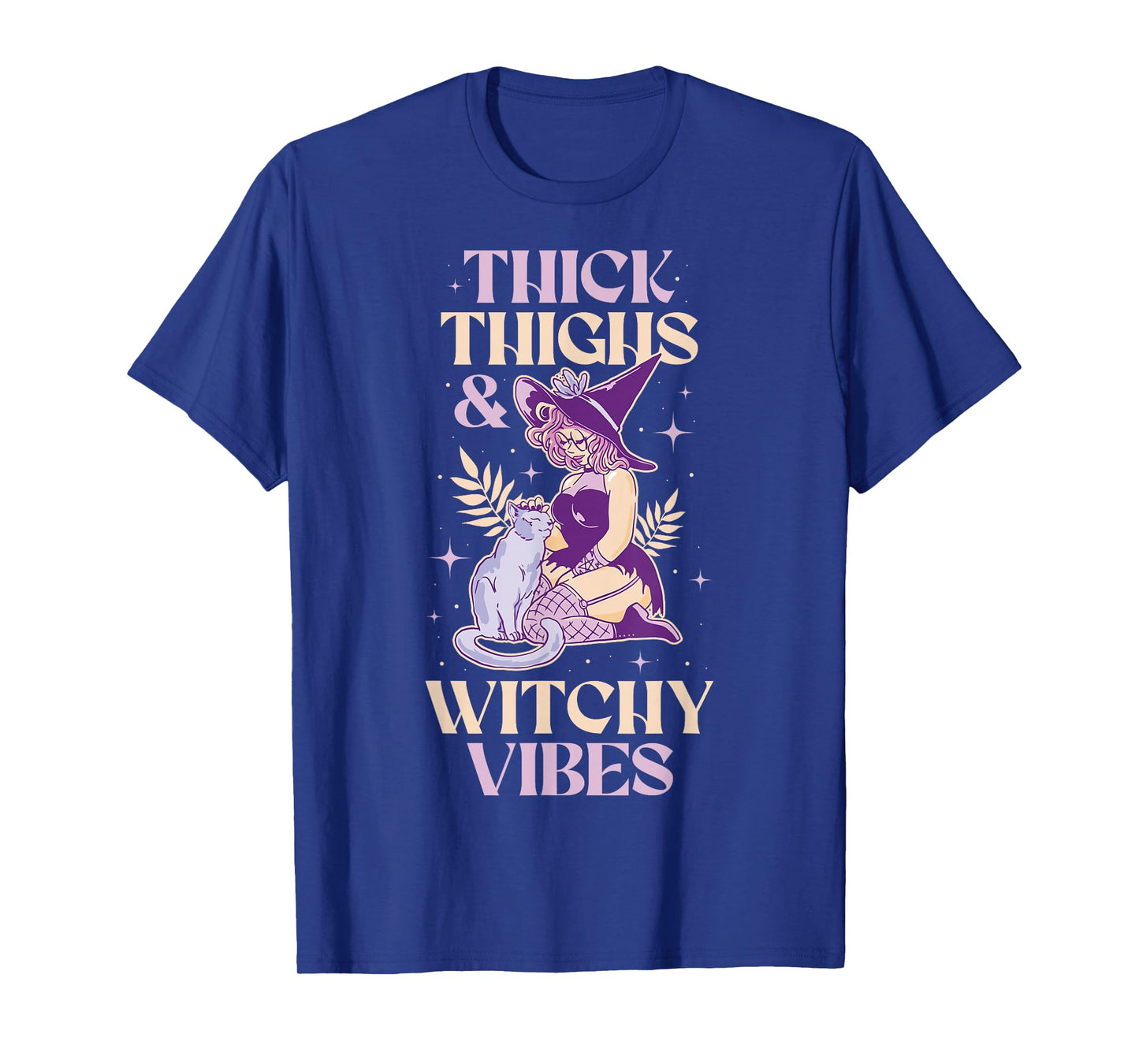 Funny Thick Thighs And Witchy Vibes T-Shirt