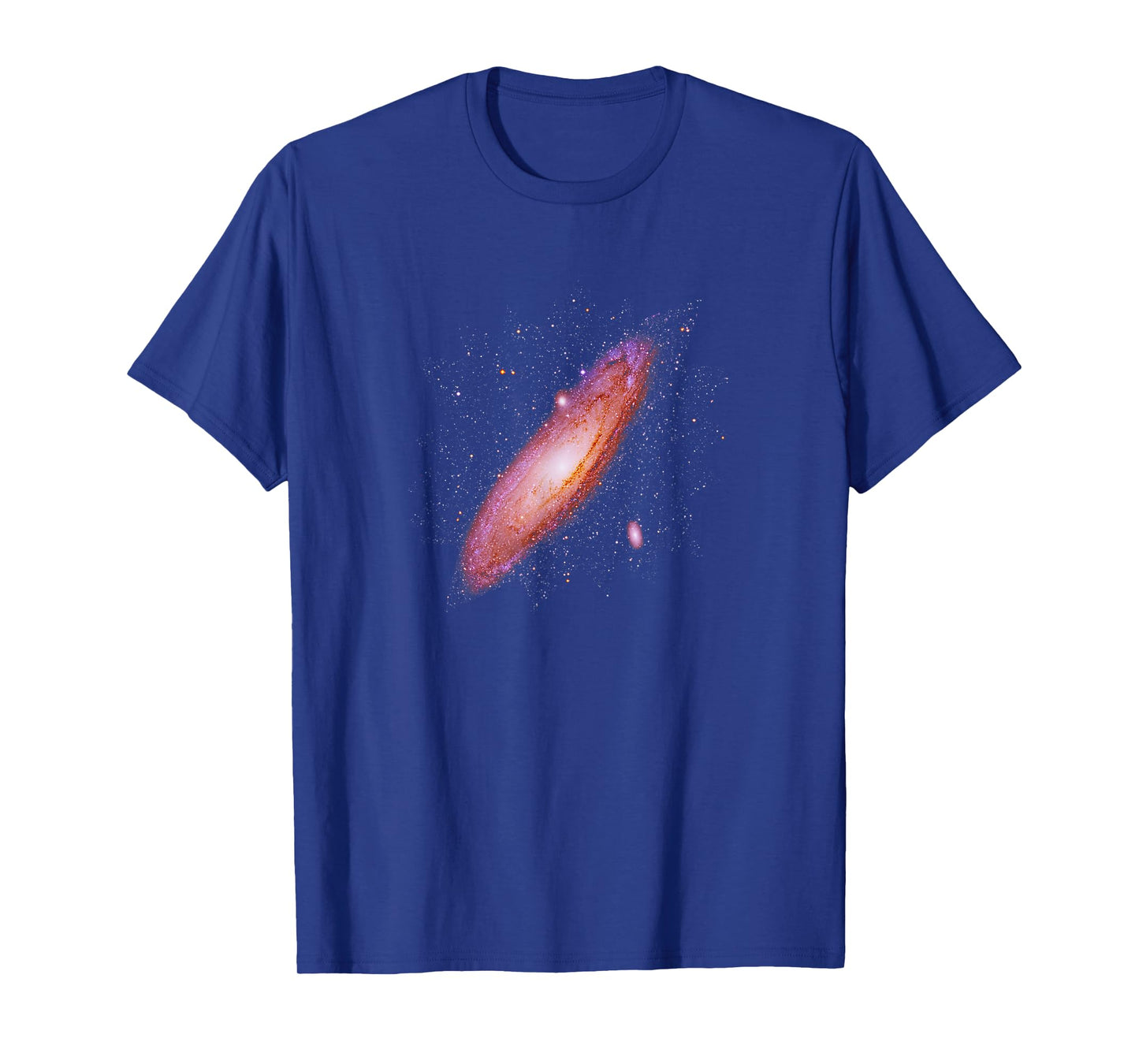 Andromeda Galaxy Messier 31 Stars in a Star Shaped Contour T-Shirt