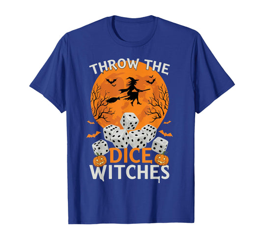 Bunco Halloween Throw The Dice Witches Bunco Game for Women T-Shirt