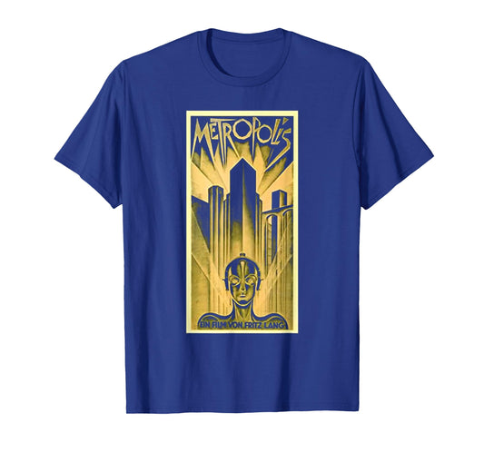 METROPOLIS Silent Movie Classic Science Fiction Poster T-Shirt