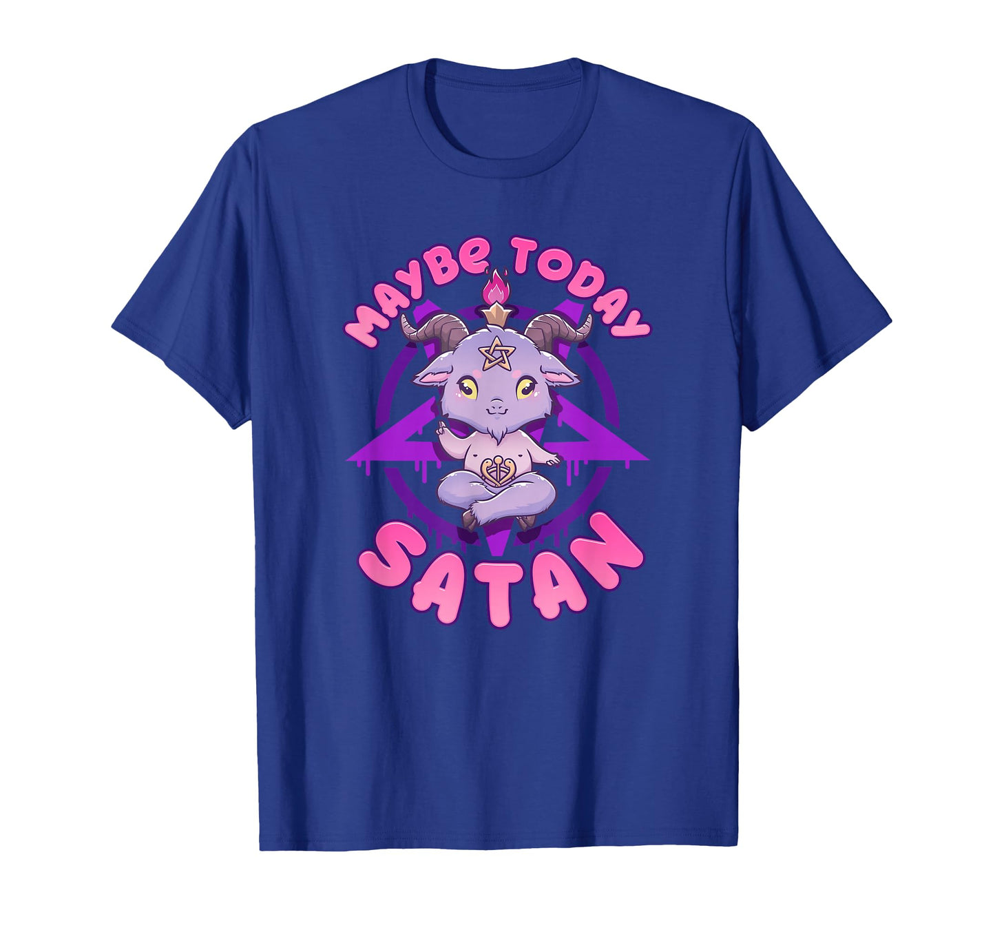 Maybe Today Satan I Cute Kawaii Anime Baphomet T-Shirt