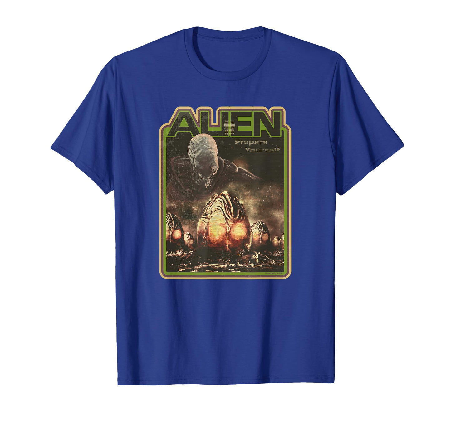 Alien Xenomorph Prepare Yourself Retro T-Shirt Small