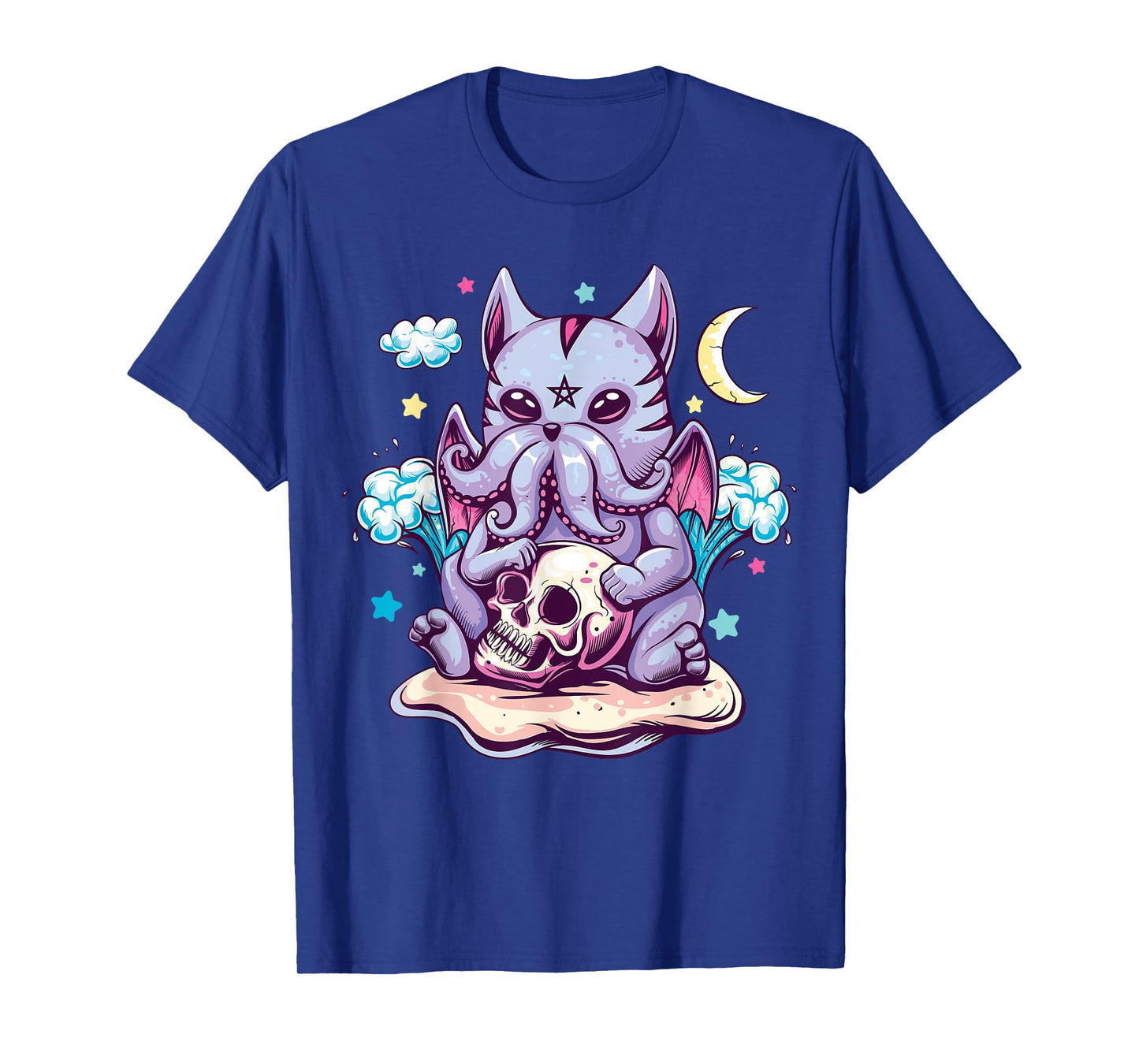 Kawaii Pastel Goth Cute Creepy Creature Skull Demon Menhera T-Shirt