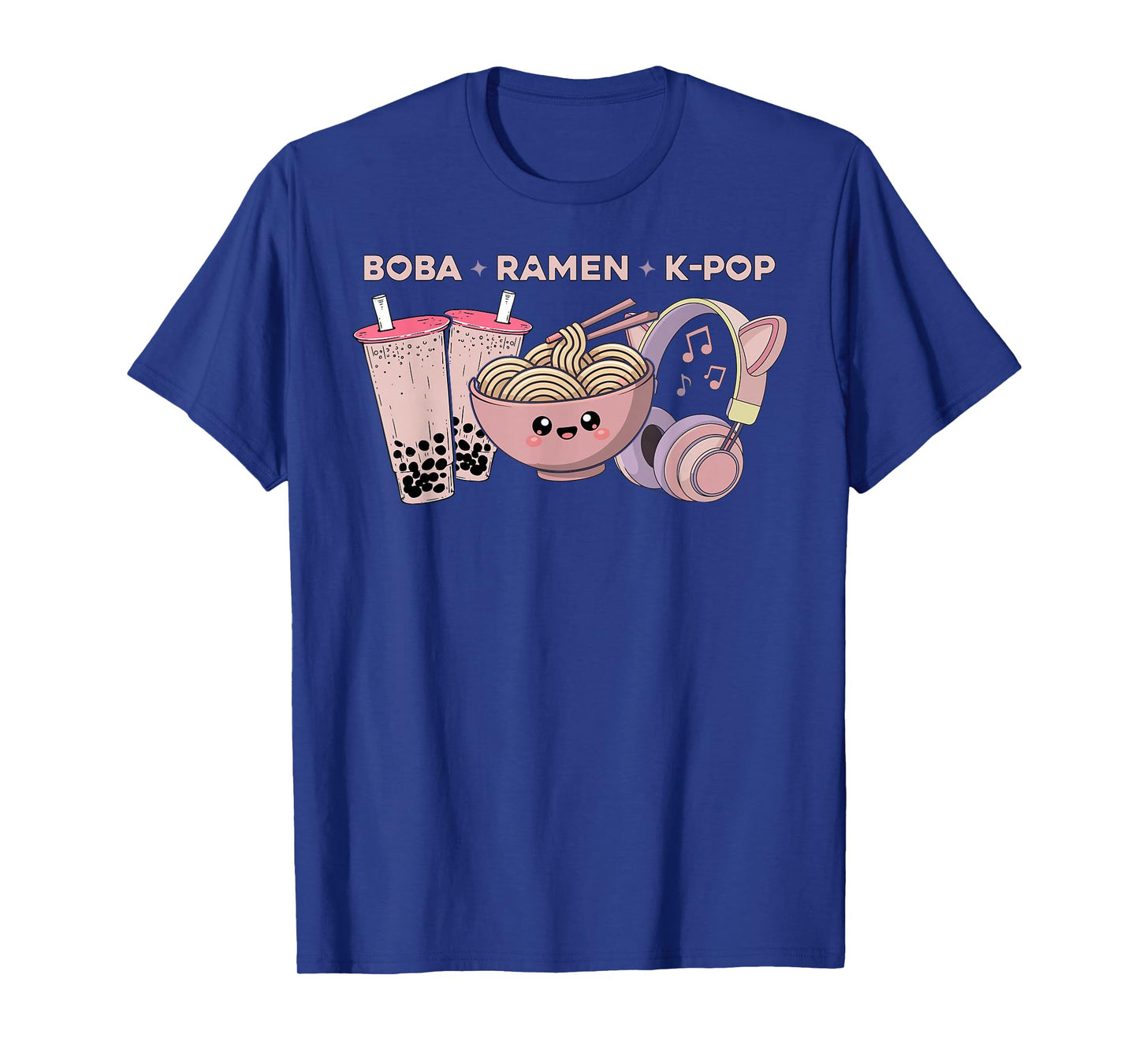 Kawaii Kpop Boba Ramen K-Pop Anime K Pop T-Shirt