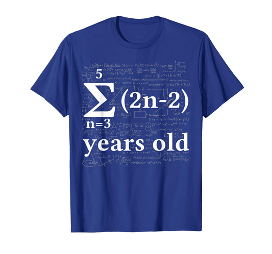 Math 18 Birthday Boy 18 yr 18 Year Old Men 18th Birthday T-Shirt
