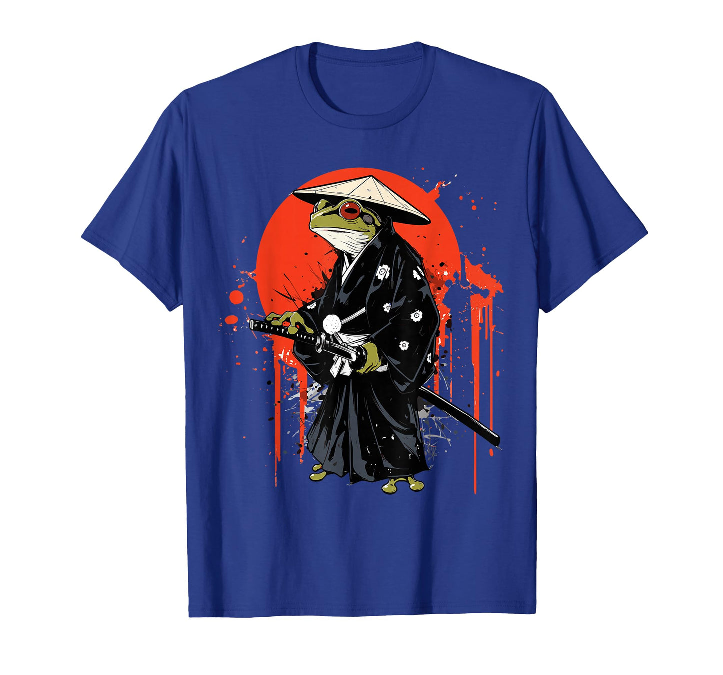 Katana Frog Samurai Frog Toad T-Shirt