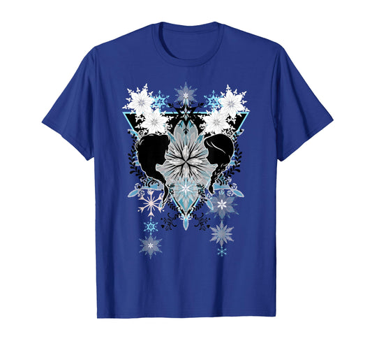 Disney Frozen Elsa & Anna Snowflake Boho Silhouettes T-Shirt