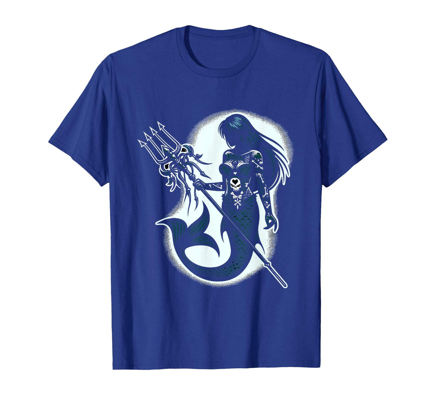 Spooky Sirens Horror Mermaid Creepy Mermaid Haunted Sea T-Shirt