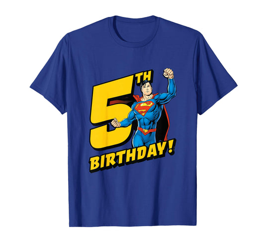Kids Superman 5th Birthday T-Shirt