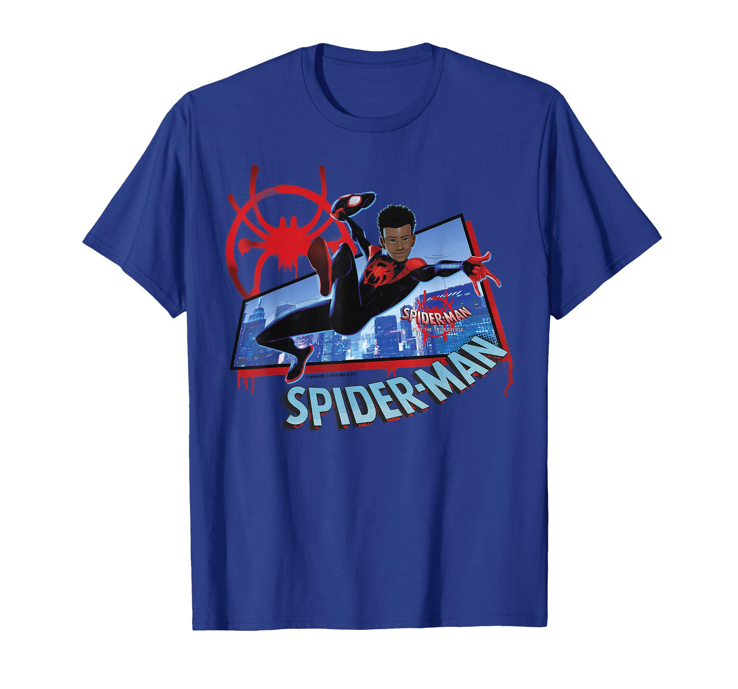 Marvel Spider-Man Into The Spider-Verse Miles Kick T-Shirt