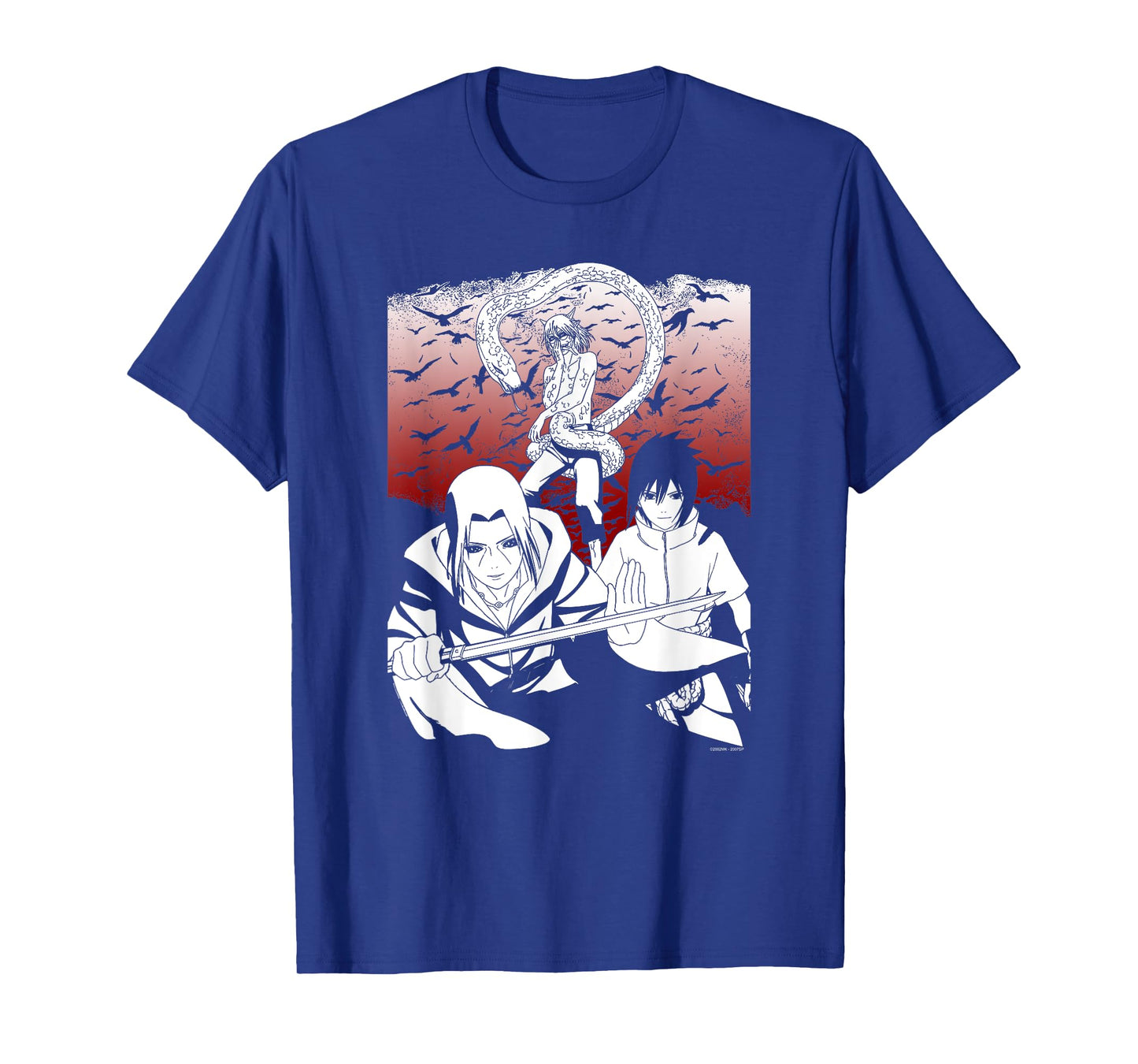 Naruto Shippuden Sasuke Orochimaru Anime T-Shirt