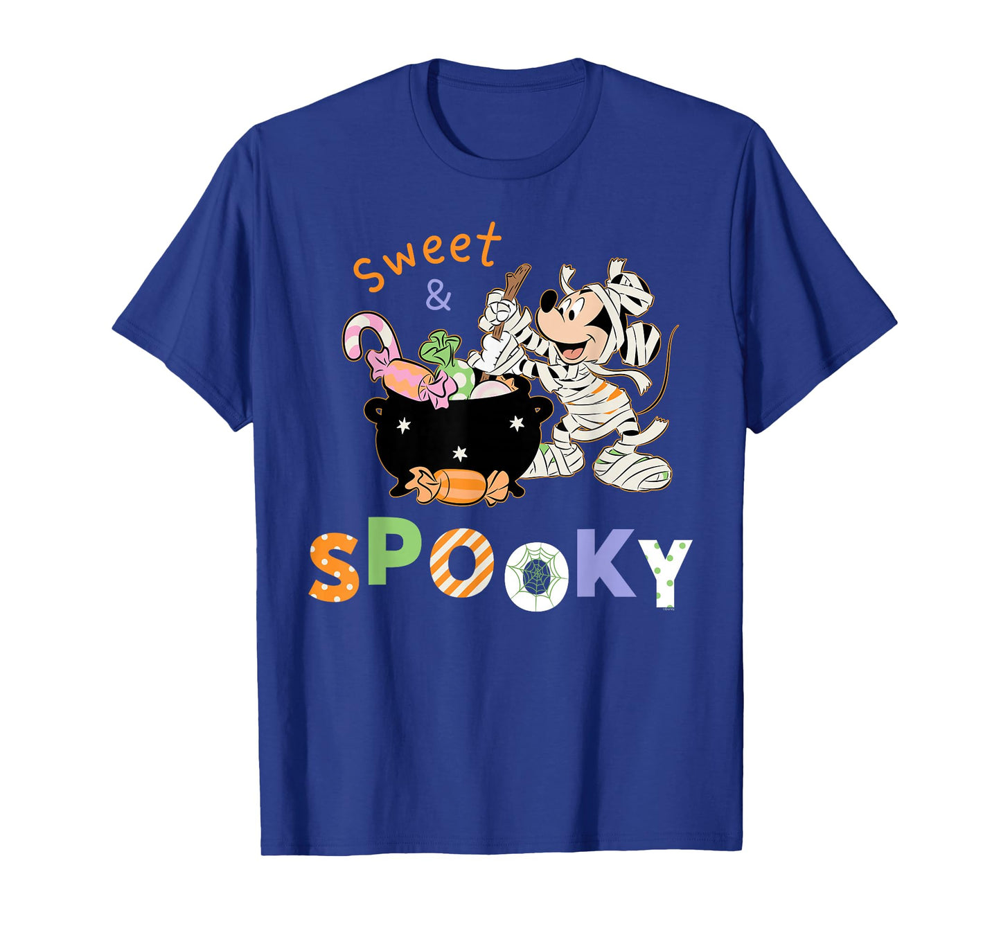 Disney Mickey Mouse "Sweet & Spooky" Halloween Candy T-Shirt