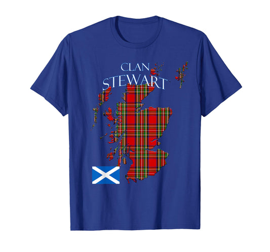 Stewart Scottish Clan Tartan Scotland T-Shirt