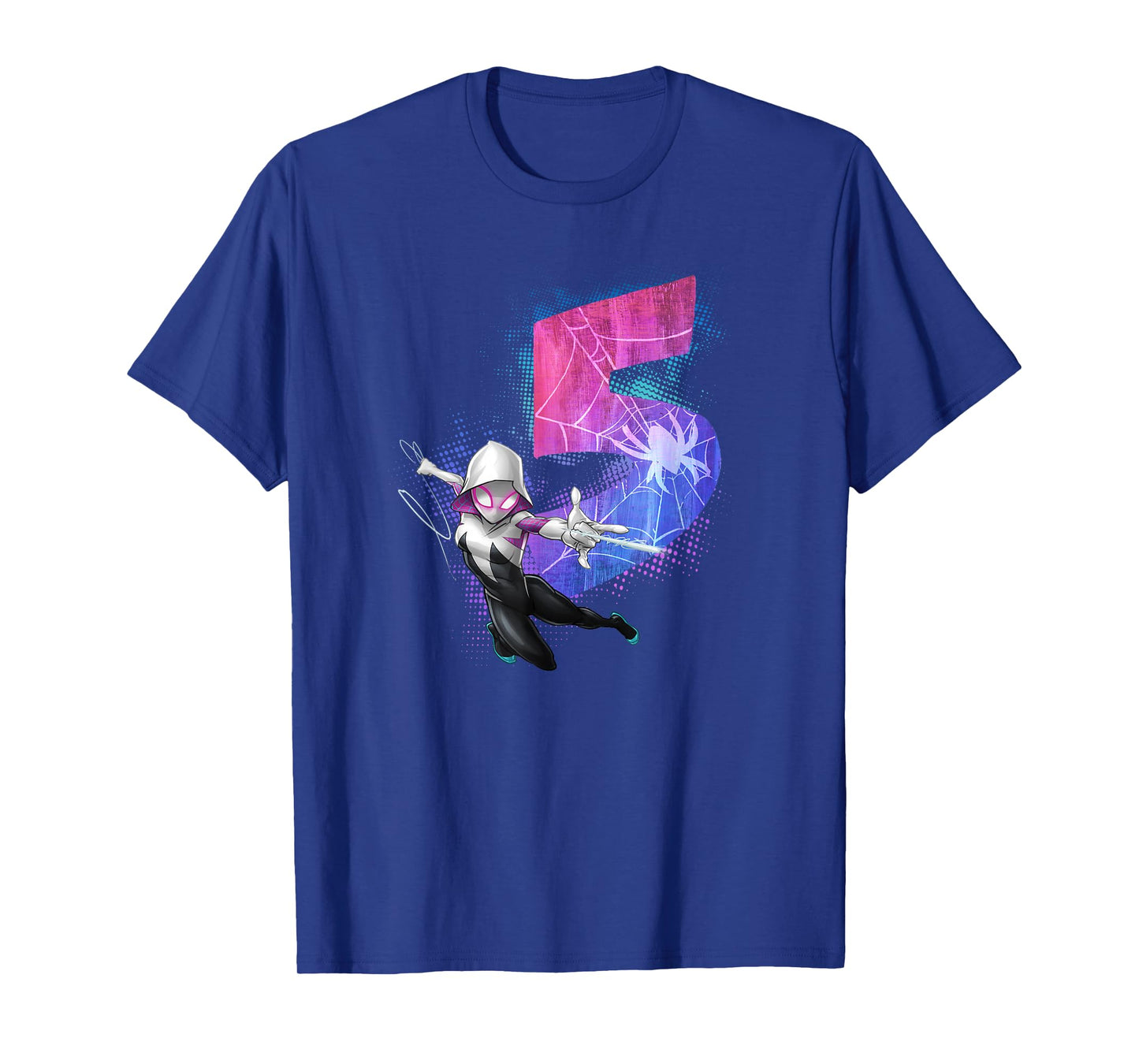 Marvel Ghost Spider Gwen Stacy 5th Birthday Graphic T-Shirt