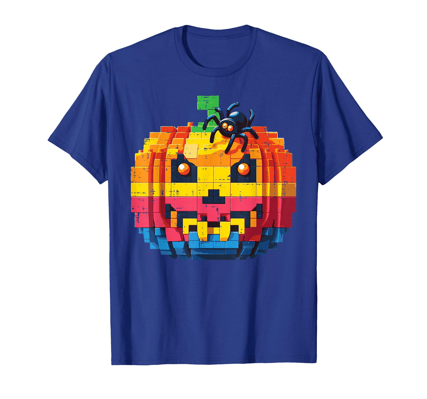 Halloween Blocks Pumpkin Bricks Costume Boys Kids Toddler T-Shirt