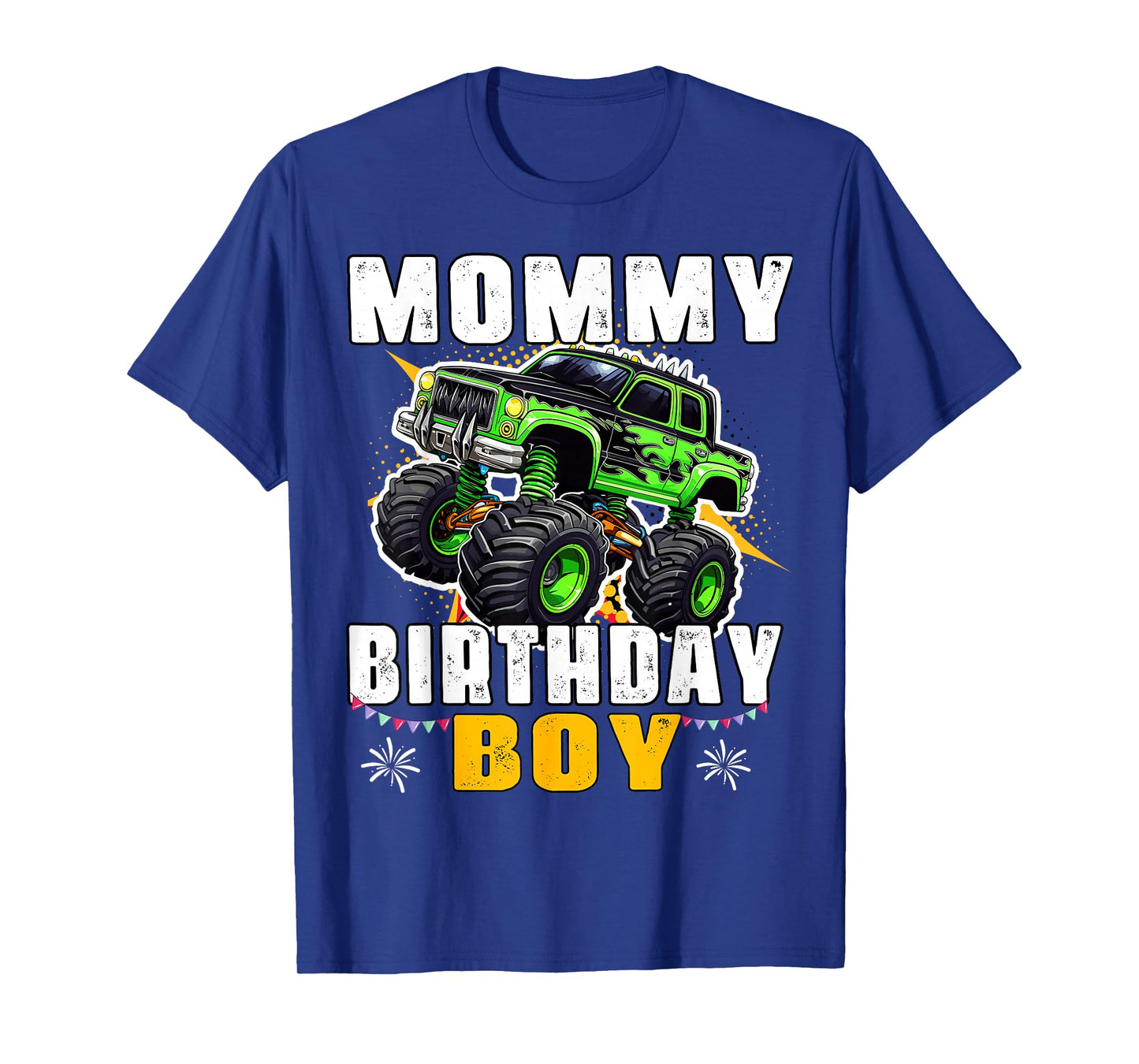 Mommy of The Birthday Boy Monster Truck Mom Family Matching T-Shirt