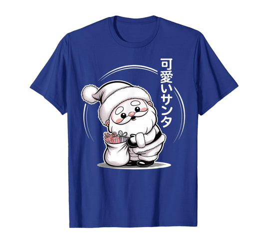 Classic Cute Japanese Kawaii Santa Claus - Japan Christmas T-Shirt