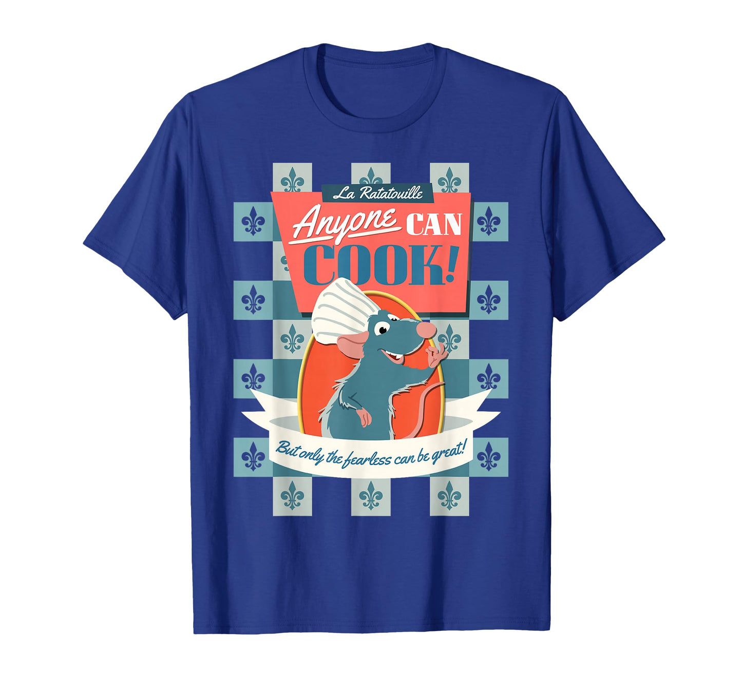 Disney Pixar Ratatouille Remy Anyone Can Cook Poster T-Shirt Small