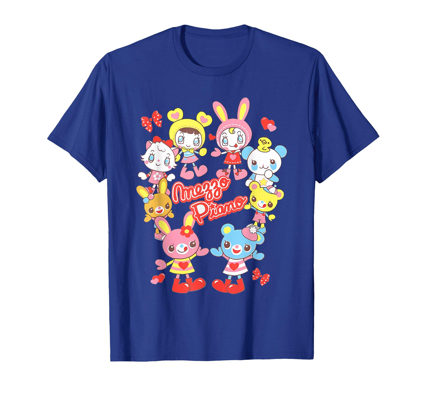 Kawaii Cutecore Mezzo Piano Jojifuku Fashioned T-Shirt
