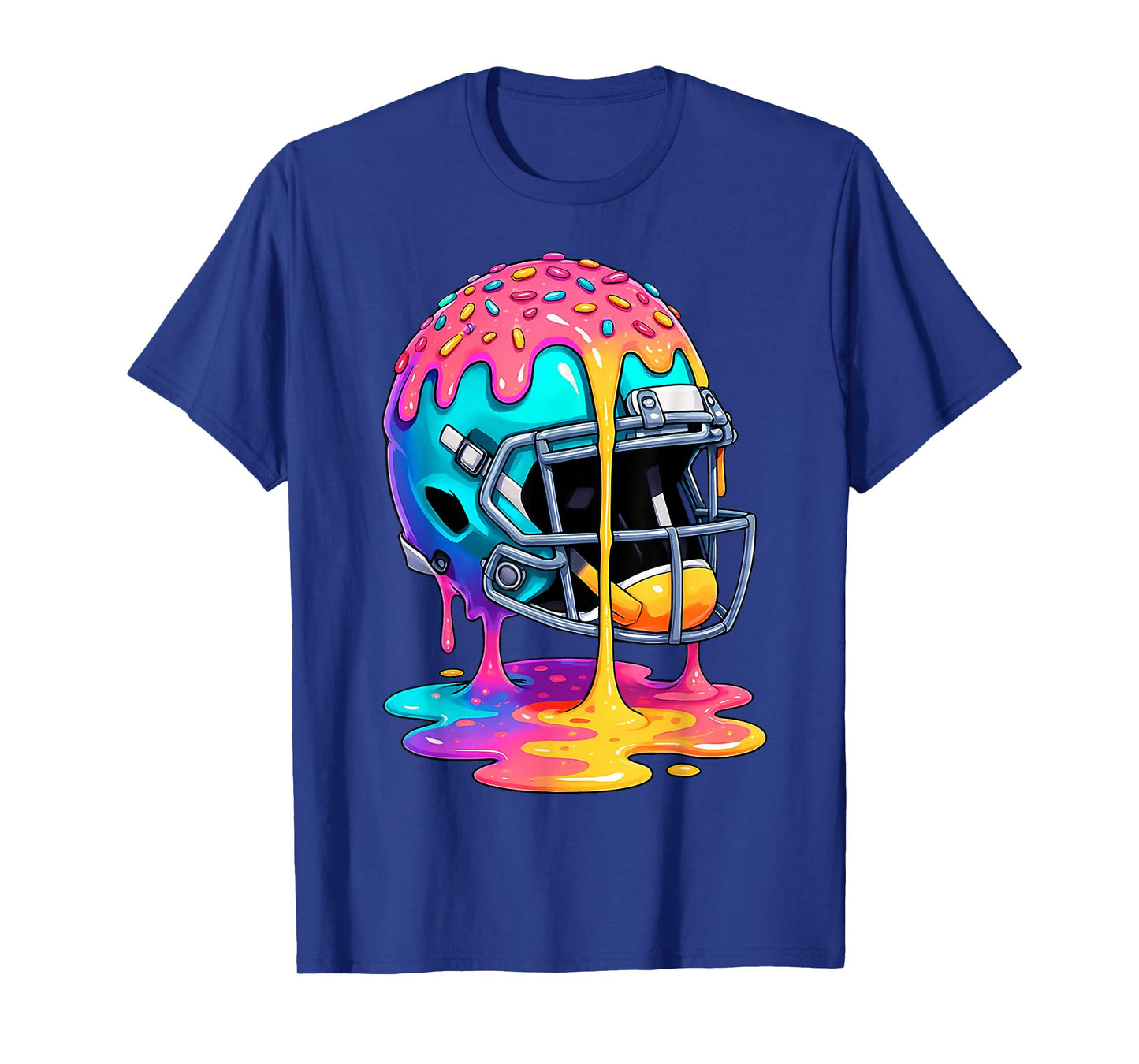 Football Drip Boys Football Ice Cream Sprinkle Respect Drip T-Shirt