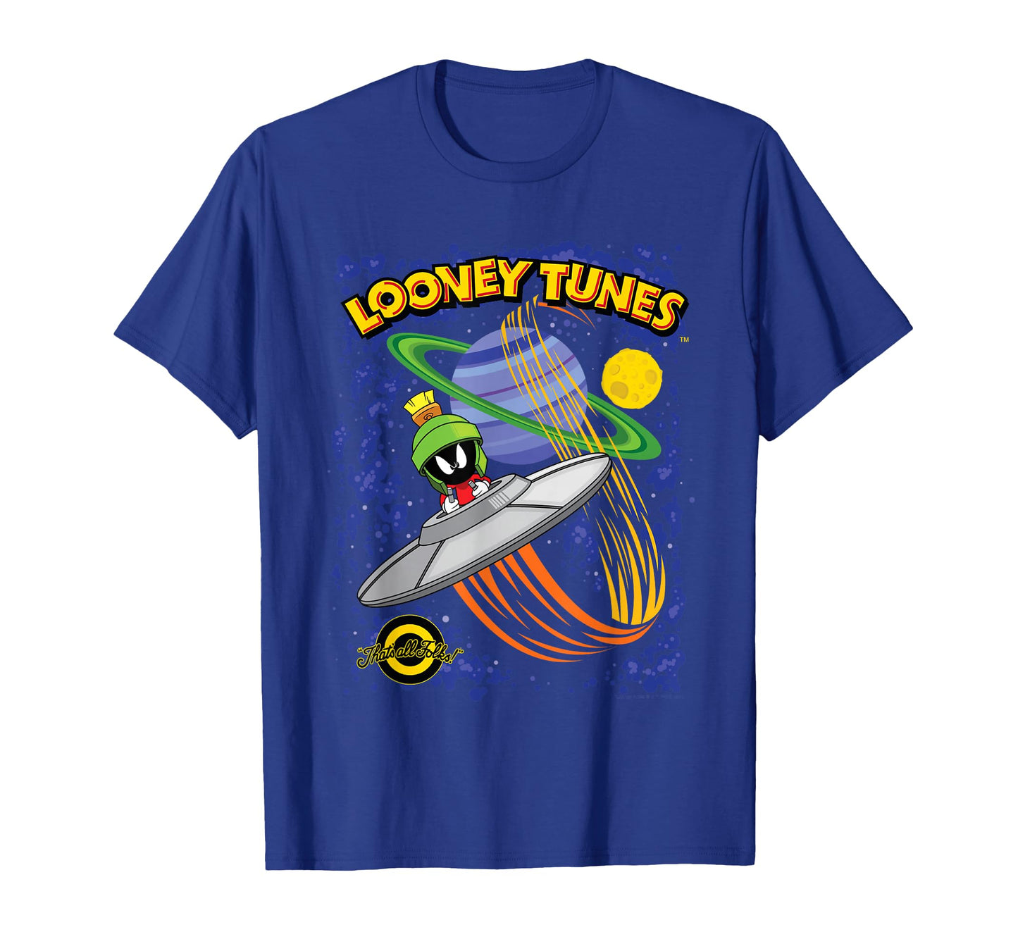 Looney Tunes Marvin The Martian That's All Folks! T-Shirt