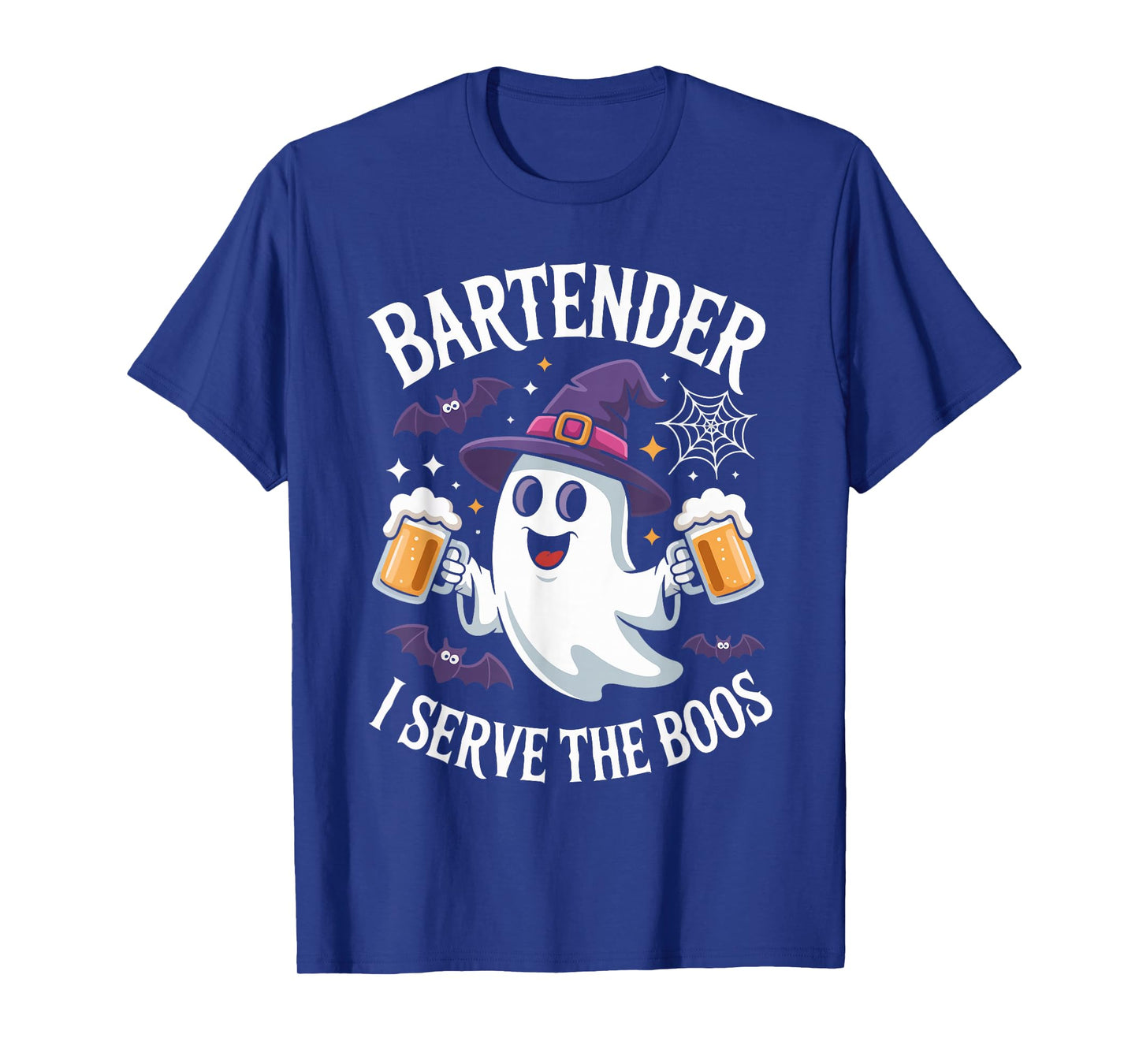 Bartender I Serve The Boos Halloween Costume T-Shirt