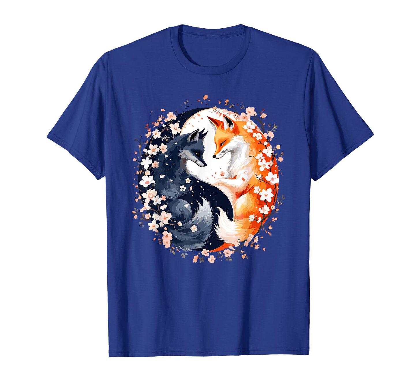 Kitsune Fox, Japanese Blossom & Anime, Kitsune T-Shirt