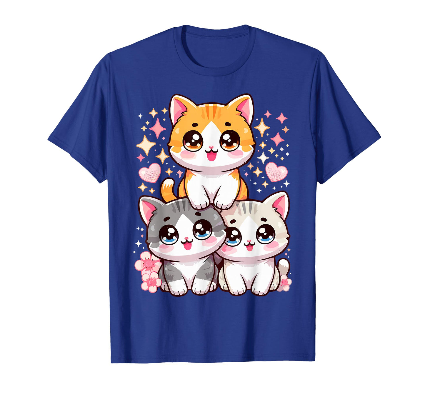 Cute Cats Anime Kawaii Kitty Cat T-Shirt