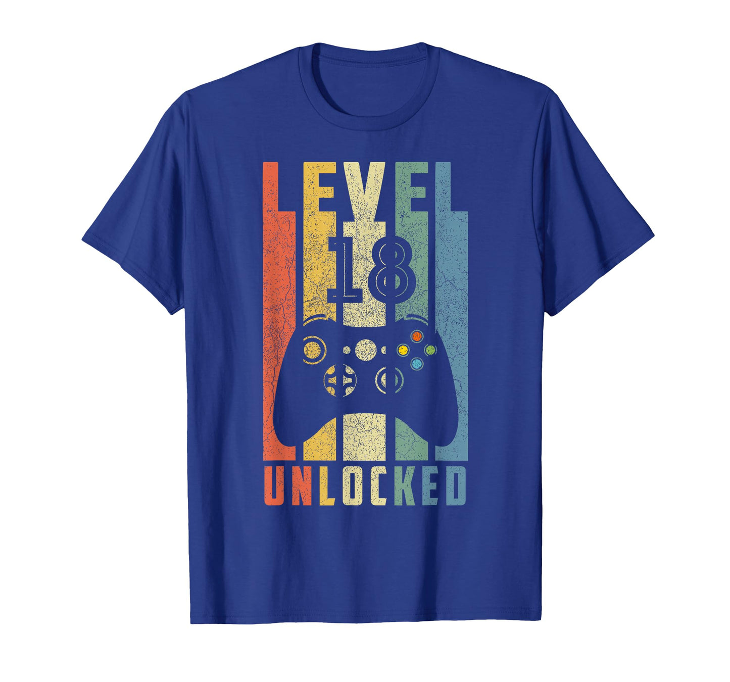 Level 18 Unlocked Tshirt 18th Video Gamer Birthday Boy Gifts T-Shirt
