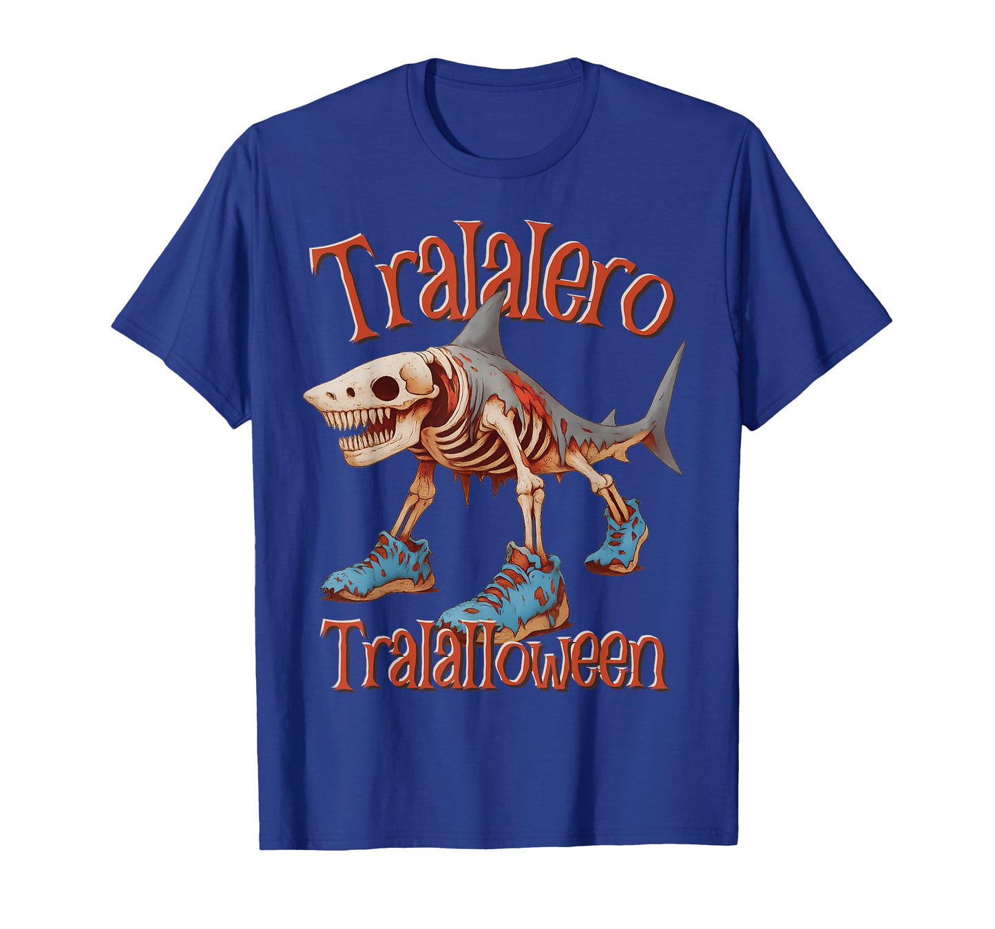 Tralalero Tralalloween Shark Italian Brainrot Halloween T-Shirt