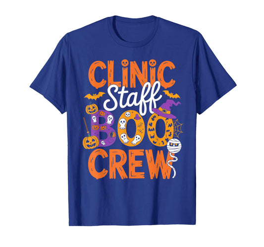 Clinic Staff Boo Crew Halloween Group Outfit for Healthcare T-Shirt