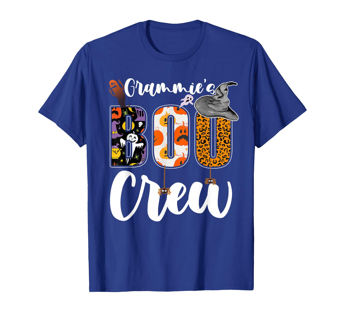 Grammie's Boo Crew Halloween Grandma Grandkids Matching T-Shirt